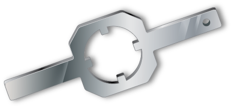 Tub Nut Spanner Wrench